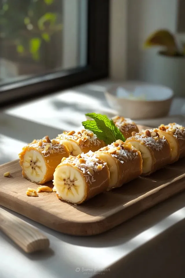Banana Sushi: Ein Spaßiger, Gesunder Snack für Groß und Klein