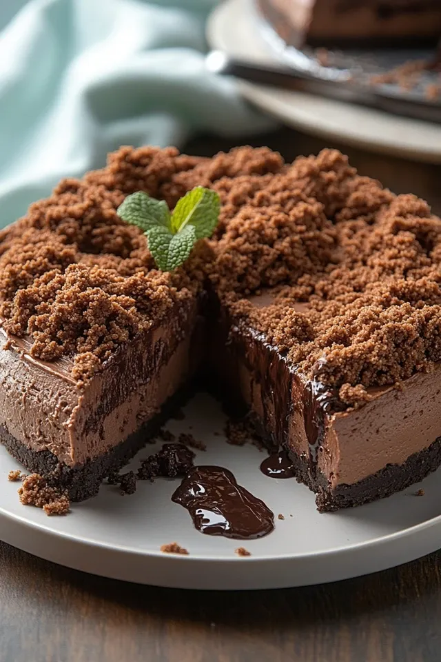 Bester Schoko Käsekuchen mit Streuseln