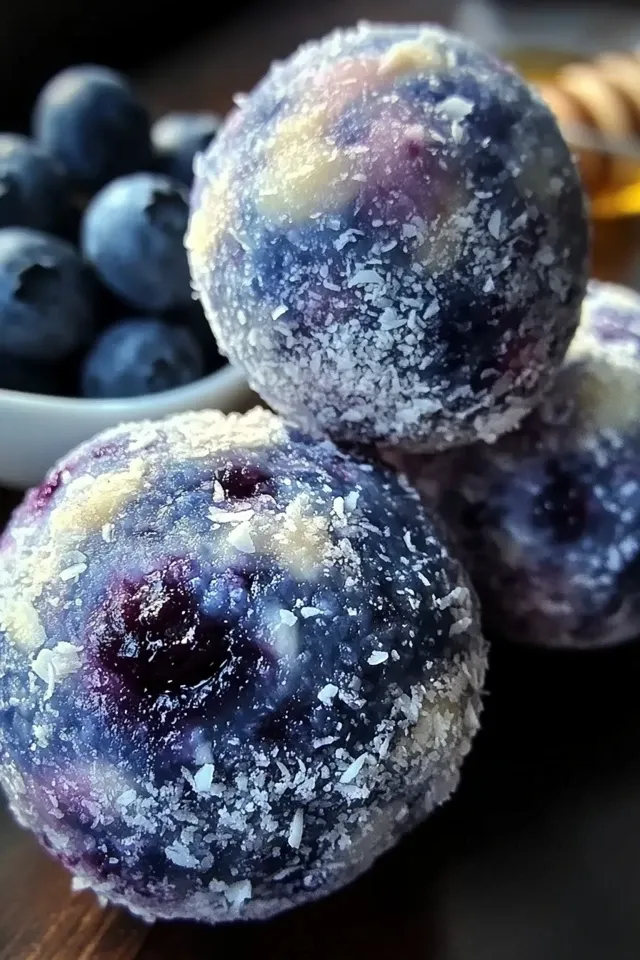 Blaubeer Proteinbällchen – Leckerer und gesunder Snack