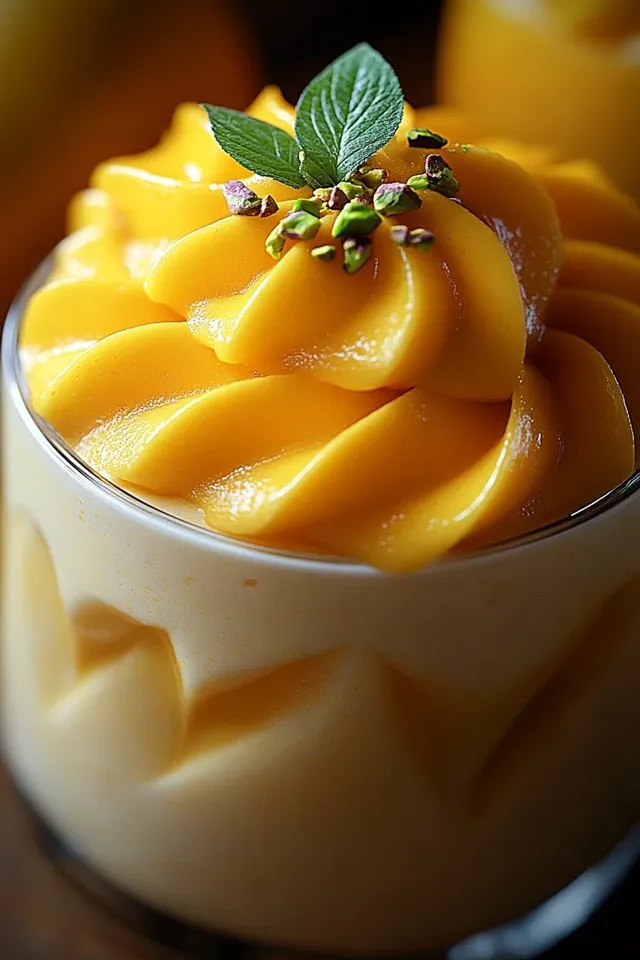 Cremige Mango-Mousse: Ein traumhaftes Dessert