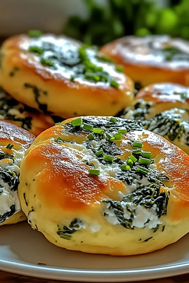 Einfache Spinat Beef Hüttenkäse Flagels – Ein köstlicher Snack