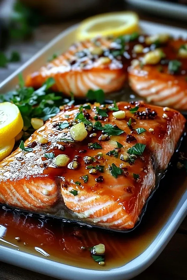 Einfaches Honig-Lachs Rezept aus dem Ofen
