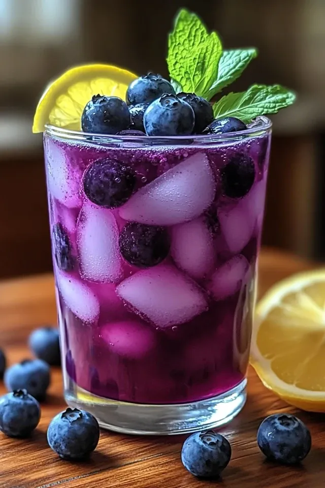 Erfrischende Blaubeer-Zitronen-Limonade – Ein Sommergenuss