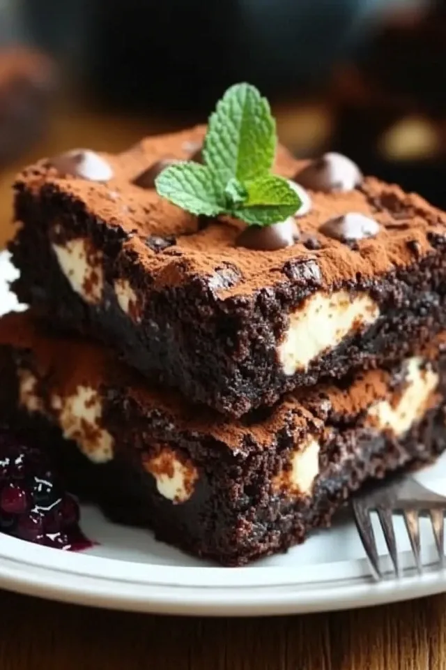 Gesunde Quark Protein Brownies mit Schokoladengeschmack