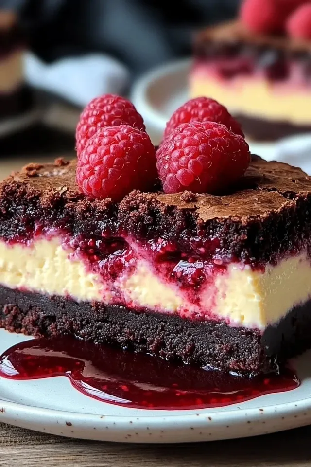 Himbeer-Brownie-Cheesecake: Ein himmlischer Genuss für alle