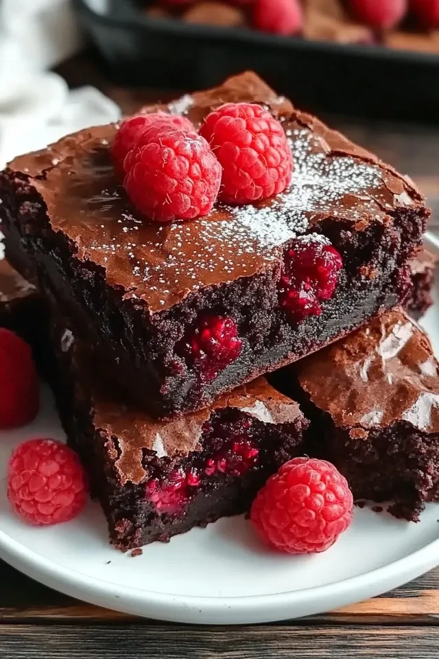 Himbeer-Brownies: Das Muss für Schokoladenliebhaber