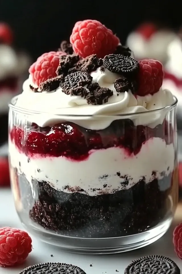 Himbeer-Oreo-Dessert: Ein Geschmackserlebnis der Extraklasse