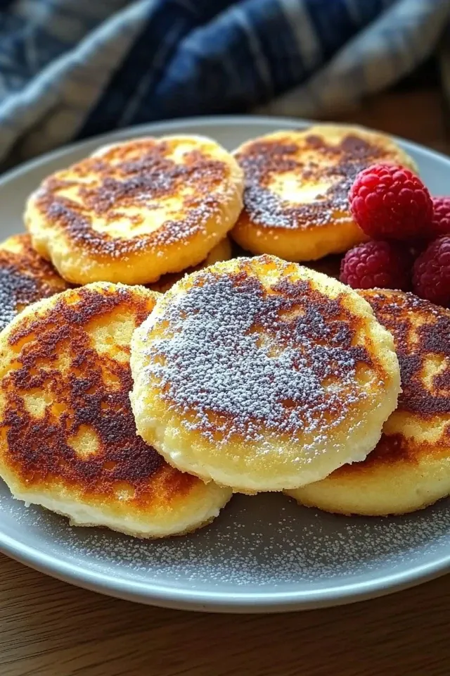 Hohe Protein Quark Taler für dein Frühstück