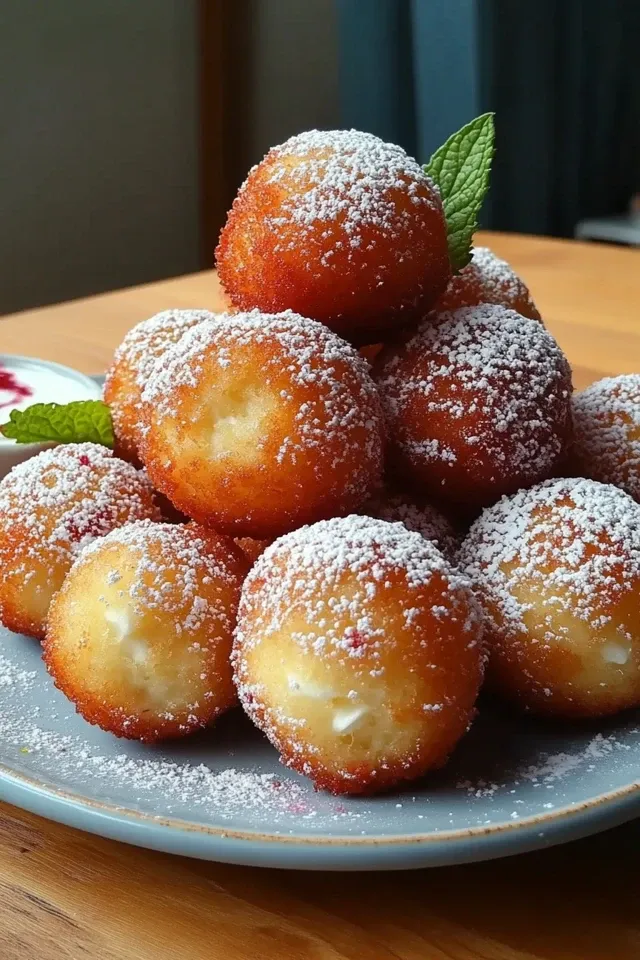 Knusprige Airfryer Quarkbällchen – Schnell & Lecker
