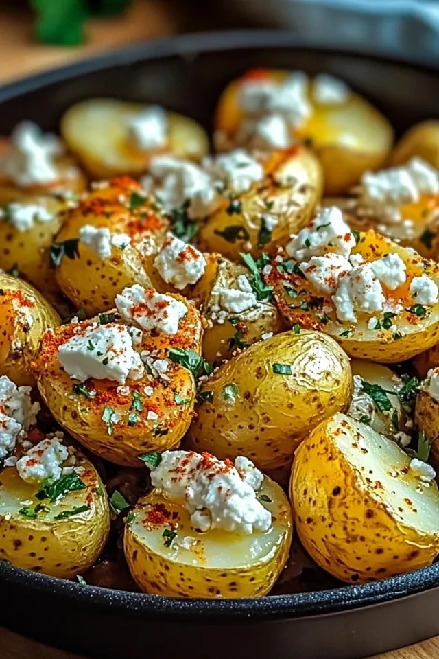 Knusprige Feta-Kartoffeln – Ein Genuss aus Griechenland