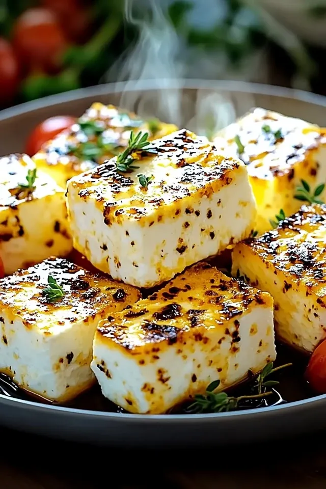 Köstlicher Feta im Airfryer: Dieser gesunde Snack begeistert