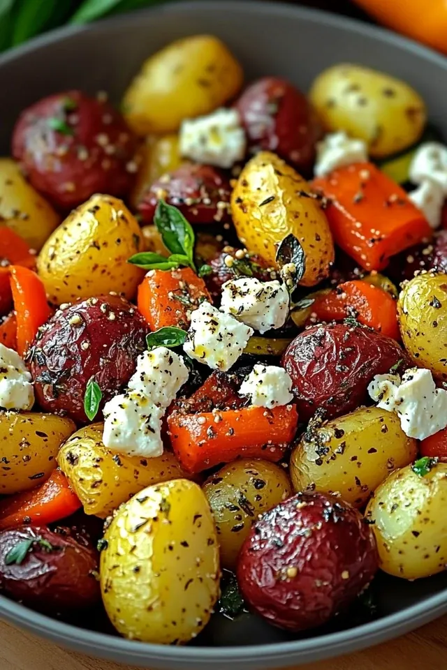 Köstliches Feta Kartoffeln Ofengemüse: Einfach und Gesund!
