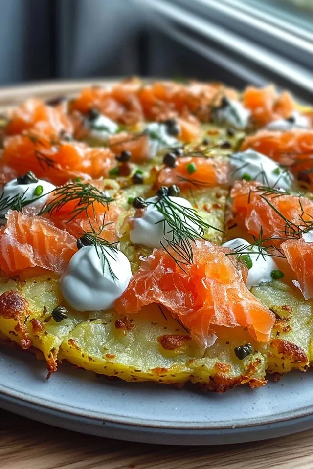 Leckere Kartoffelpizza mit Lachs – Ein schnelles Rezept