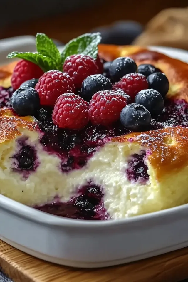 Cremiger Low Carb Quarkauflauf für jeden Anlass