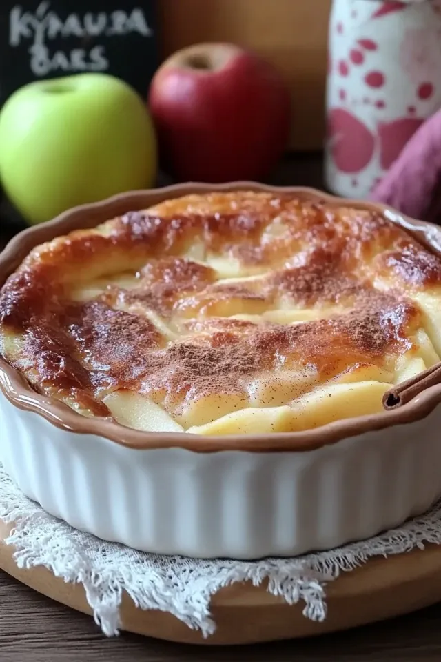 Low Carb Skyrauflauf mit Äpfeln & Zimt – Gesundes Soulfood