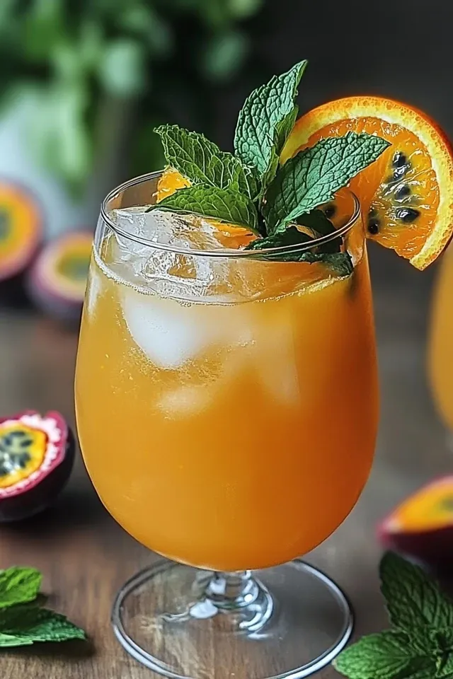 Fruchtiger Maracuja Spritz für unvergessliche Momente
