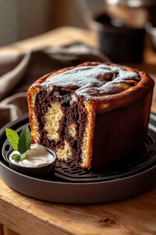 Marmorkuchen im Airfryer – Saftiger Genuss für jeden Anlass