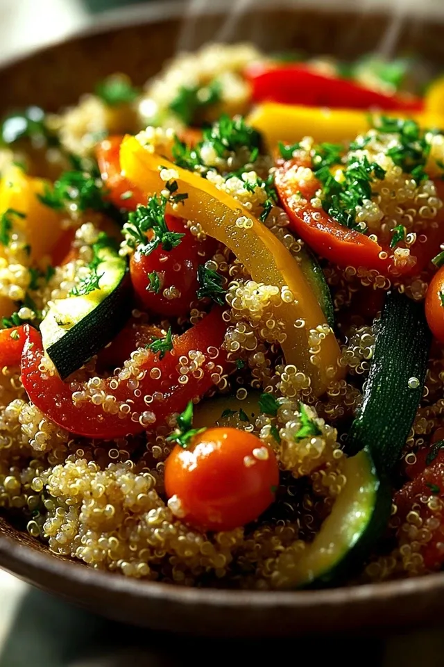 Quinoa Gemüse Pfanne: Ein schnelles und gesundes Rezept