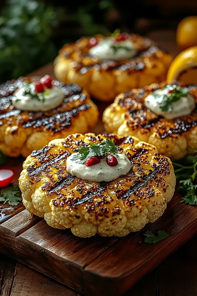 Scharfe Gegrillte Blumenkohlsteaks – Für Vegetarier und Fleischliebhaber