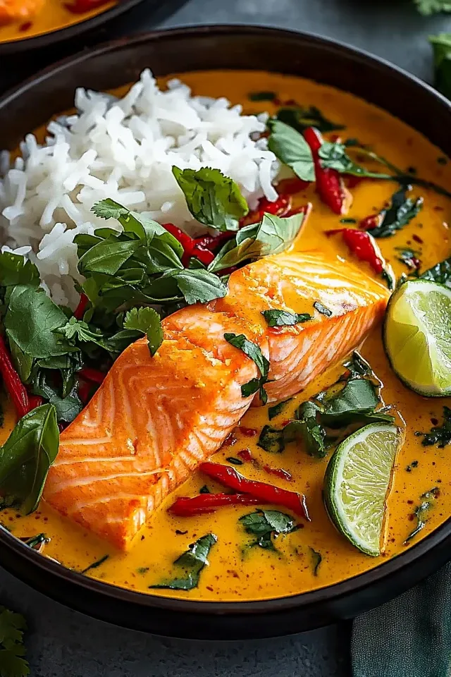 Thai Kokos Curry mit Lachs – Ein köstliches Rezept