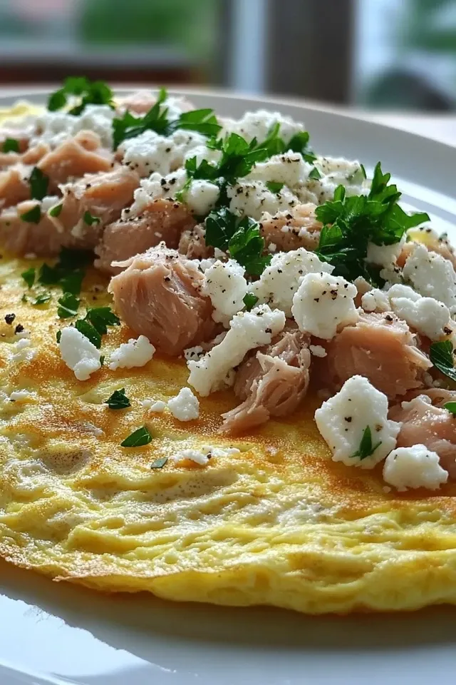 Beef-Feta-Omelett einfach & schnell zubereiten