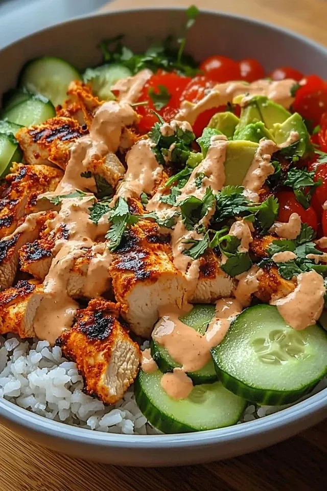 Würzige Hähnchen Bowl – Ein Geschmackserlebnis