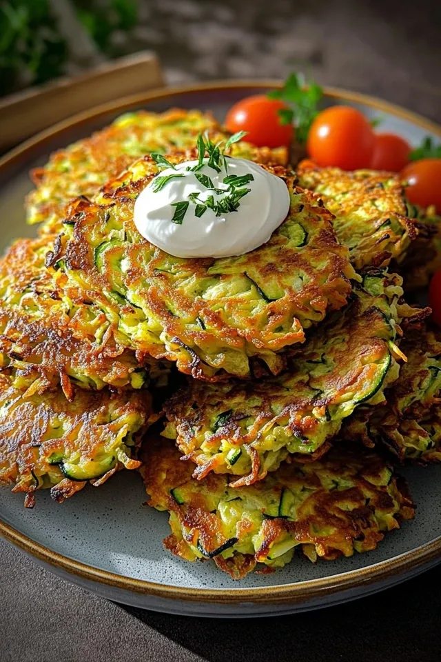 Zucchinipuffer aus dem Ofen – Einfach und Lecker