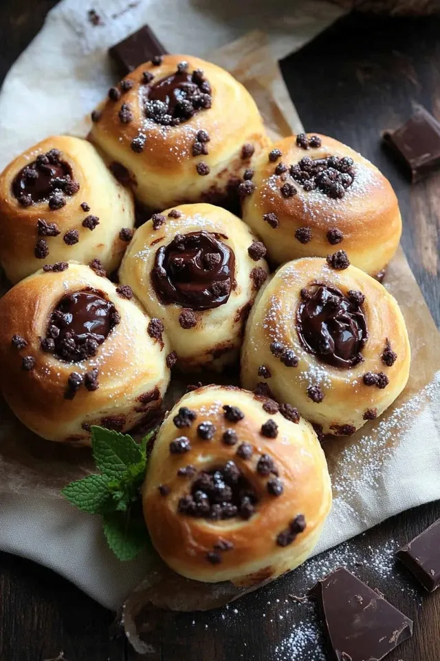 Schnelle Schokoladen-Brötchen für jeden Anlass
