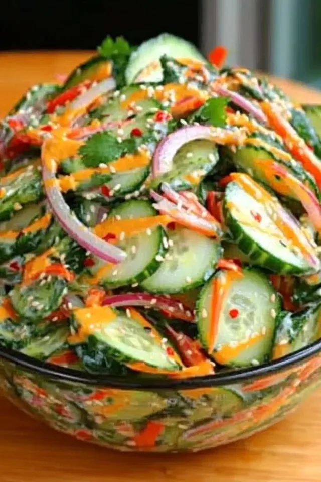 Asiatischer Gurkensalat für den Sommer: Frisch und Knackig