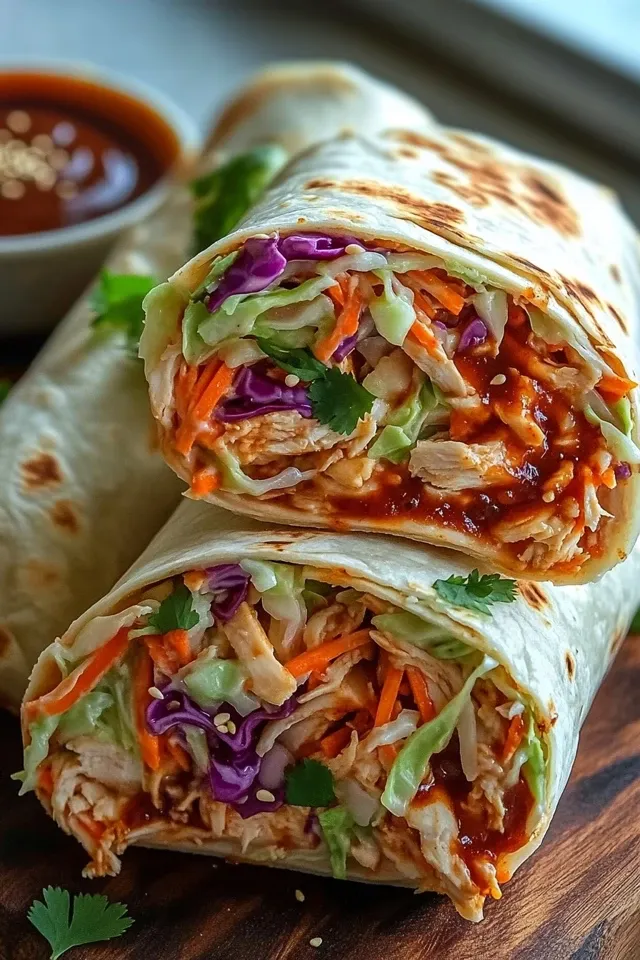 BBQ Chicken Wraps: Leckere und gesunde Wrap-Idee