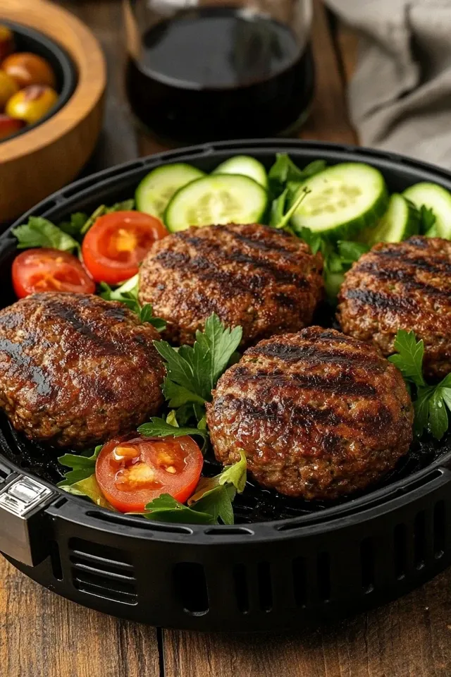 Saftige Buletten aus dem Airfryer – Rezept ohne Fett!