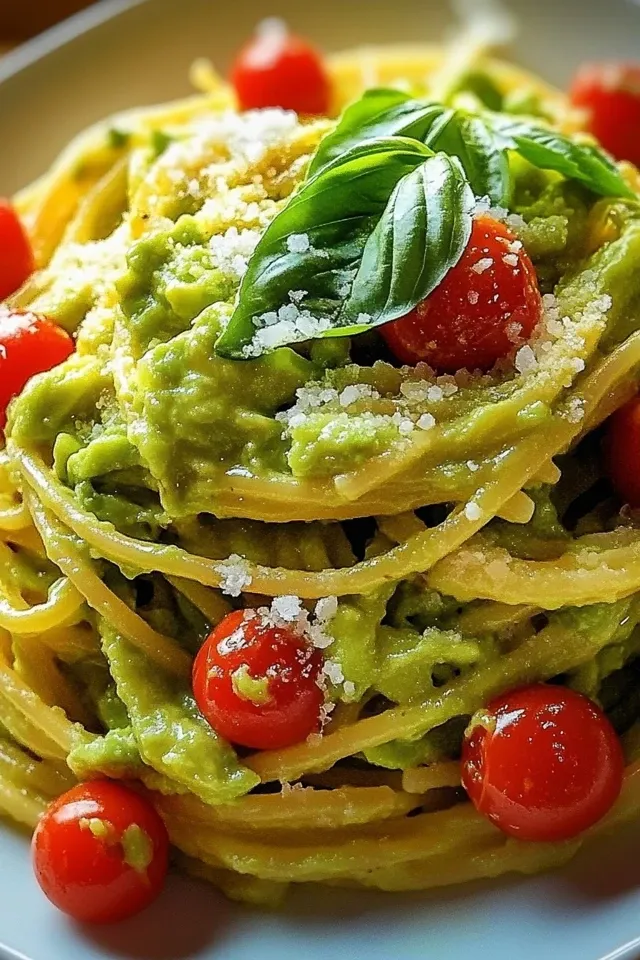 Cremige Avocado Pasta: Ein Genuss für jede Gelegenheit
