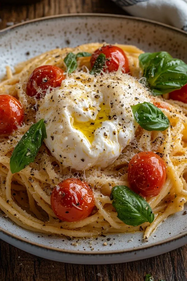 Cremige Burrata Pasta – Ein Genuss für die Sinne