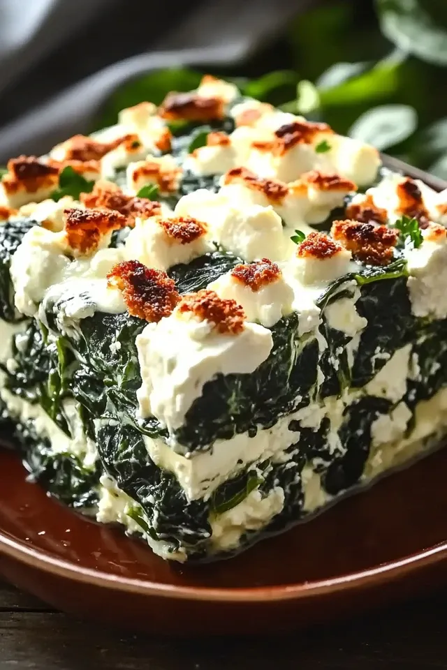 Cremiger Feta-Spinat-Auflauf für ein köstliches Abendessen