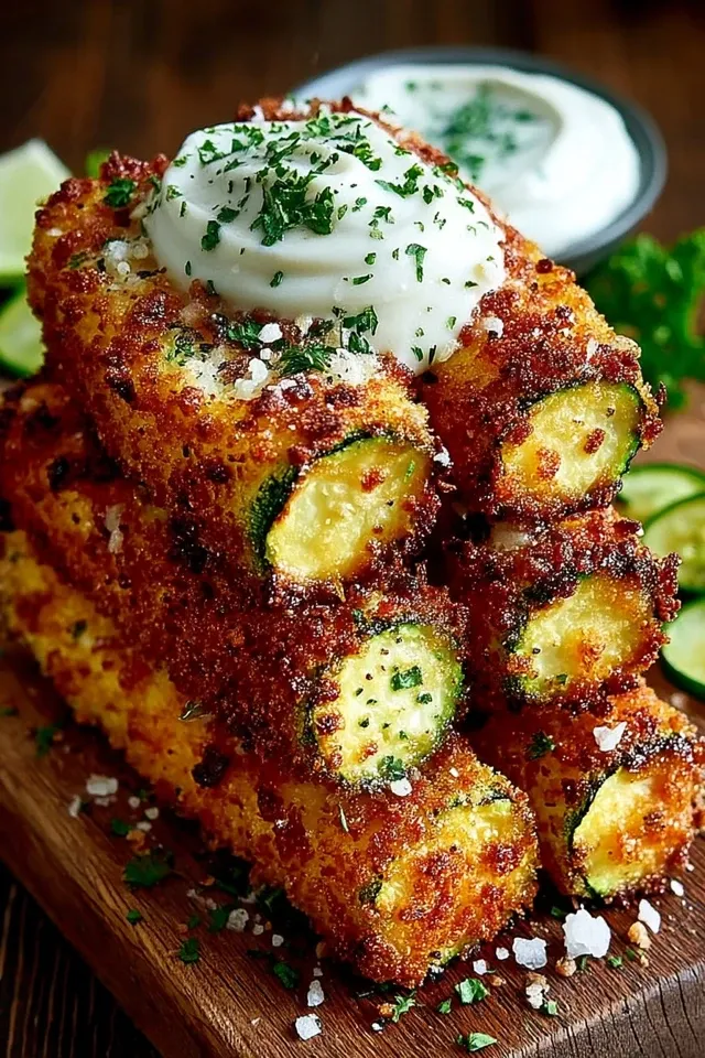 Knusprige Zucchini Sticks für jeden Anlass