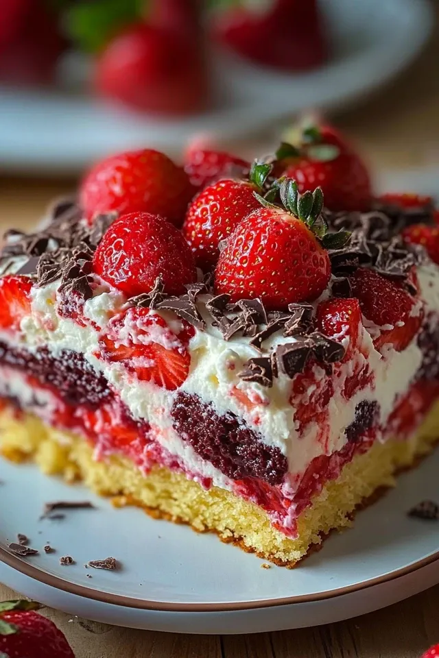 Erdbeere Stracciatella Kuchen – Ein Genuss für jeden Anlass