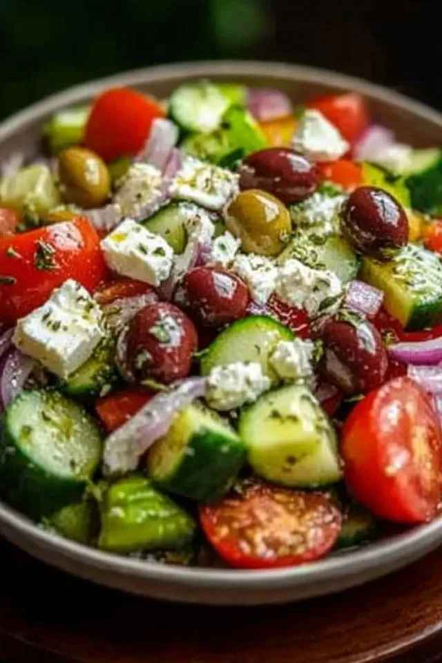Griechischer Salat: Das ultimative Rezept für 4 Personen