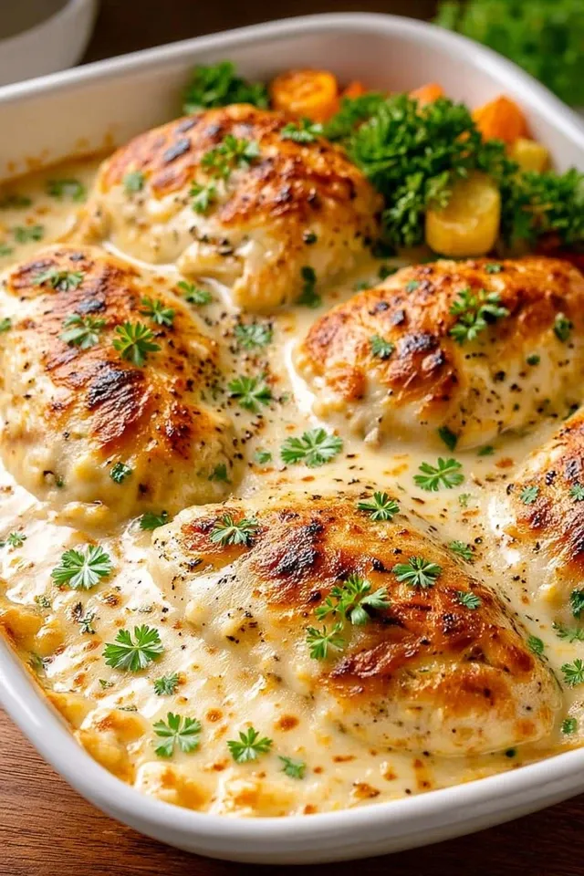 Hähnchen in Frischkäse-Soße: Ein einfaches Abendessen