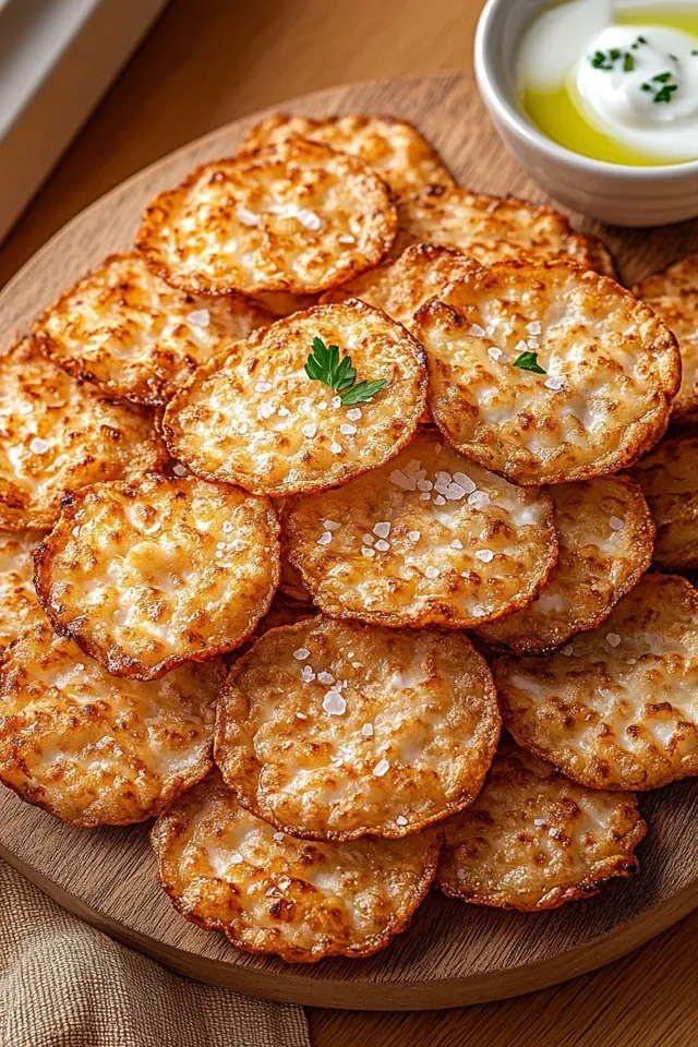 Hüttenkäse-Chips – Der perfekte knusprige High-Protein-Snack