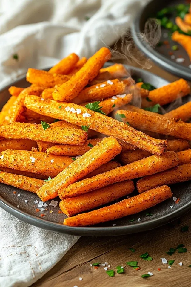 Karotten aus der Heißluftfritteuse – schnell & einfach