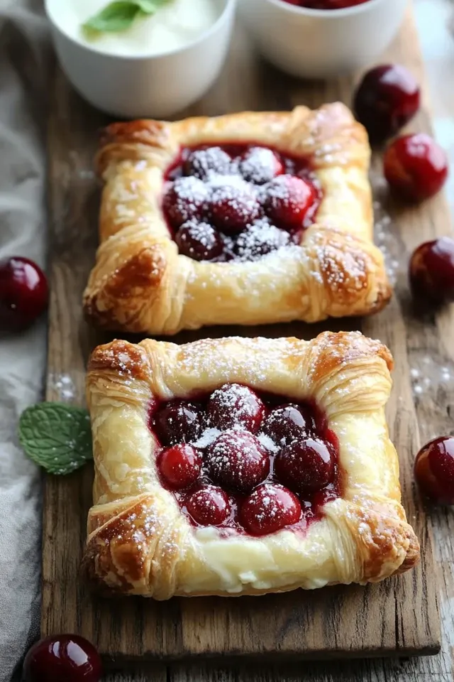 Kirsche Frischkäse Danish – Aromatisches Rezept für Genießer
