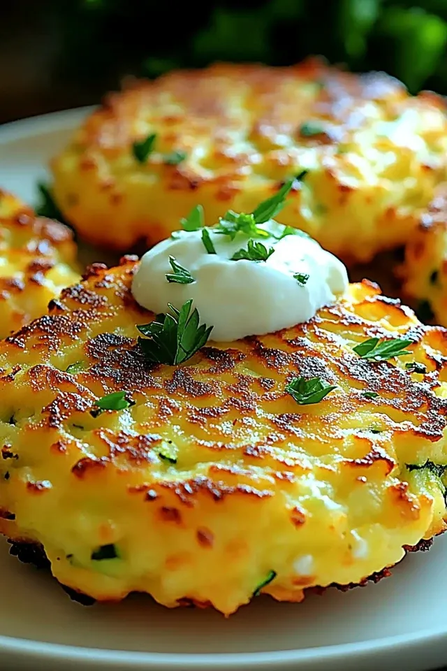 Knusprige Zucchini-Käse-Puffer – Einfach und unwiderstehlich