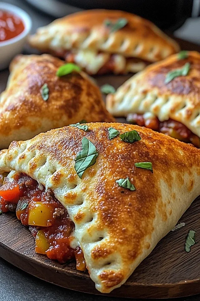 Luftfritteusen-Calzonen: Schnelle und leckere Pizza für Kids