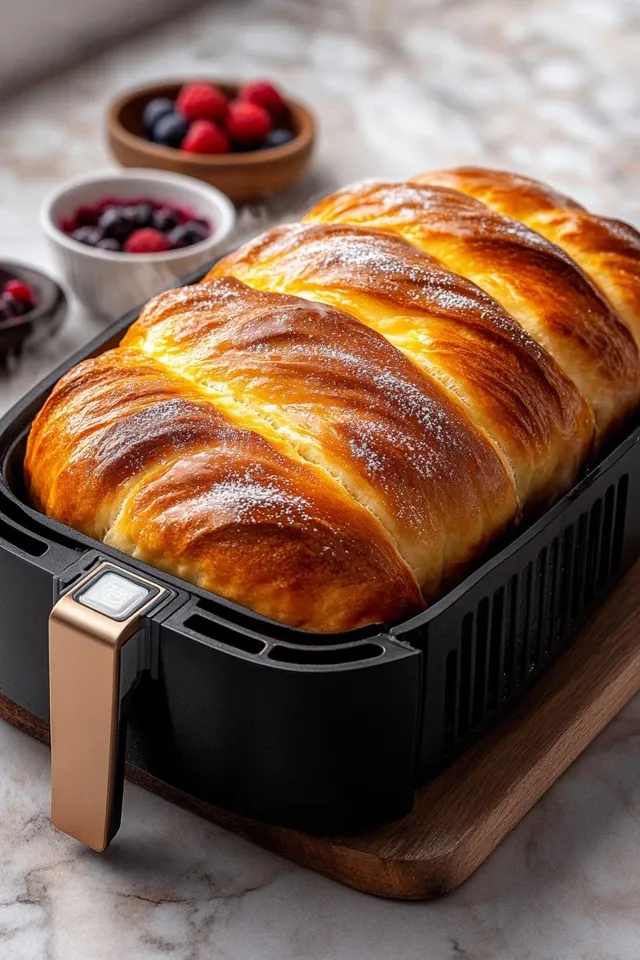 Luftige Butter-Brioche im Airfryer – Einfach und Saftig