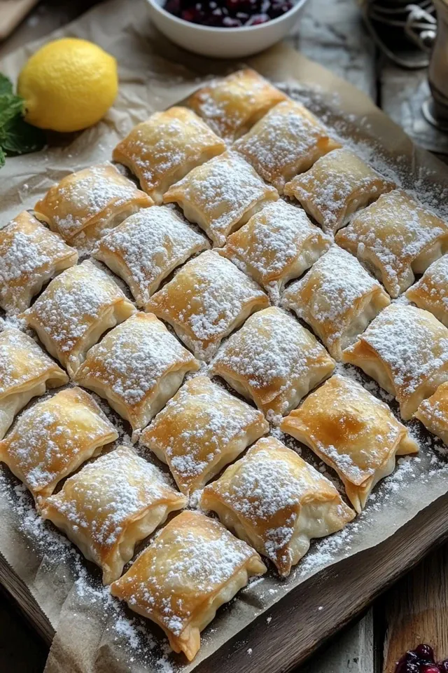 Mini Quarktaschen – Ein himmlischer Genuss für jeden Anlass