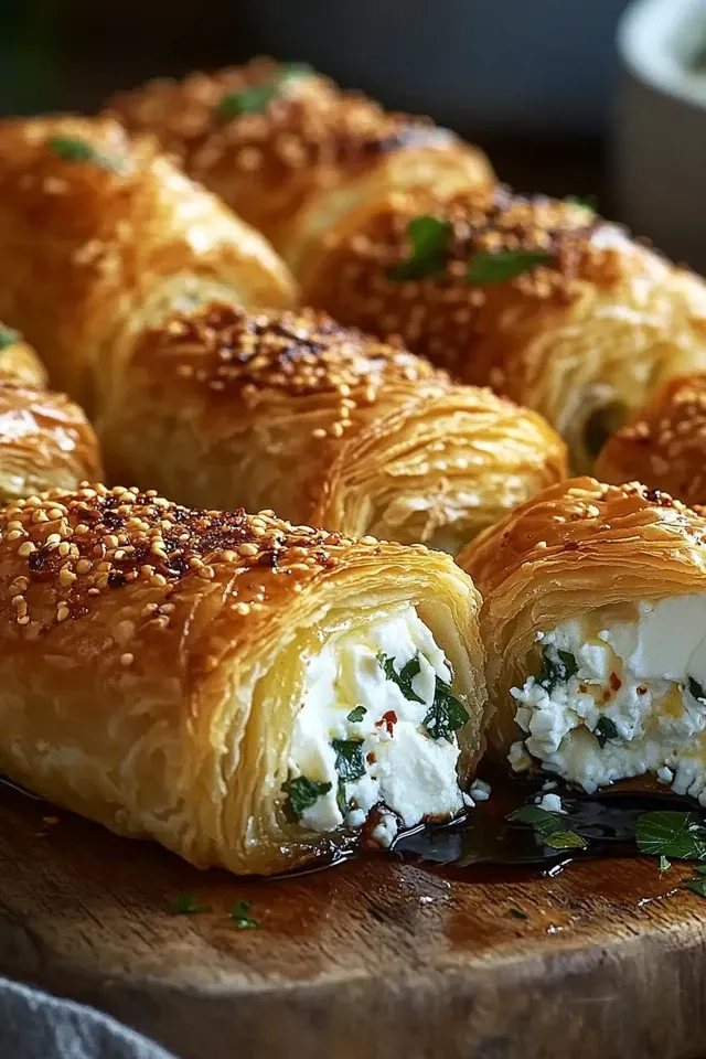 Ofen-Feta-Röllchen: Ein herzhaftes Genuss-Rezept