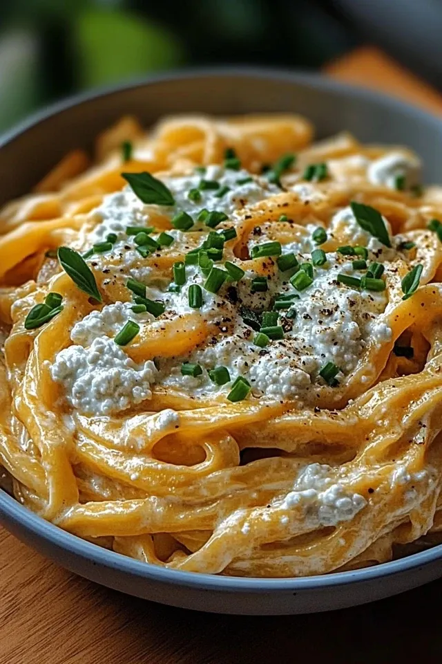 Protein Nudeln mit Hüttenkäse: Gesund und Lecker
