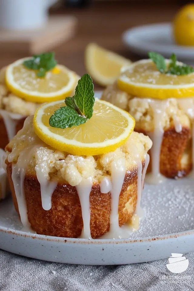 Zitronenmuffins mit Joghurt – Saftig und Aromatisch