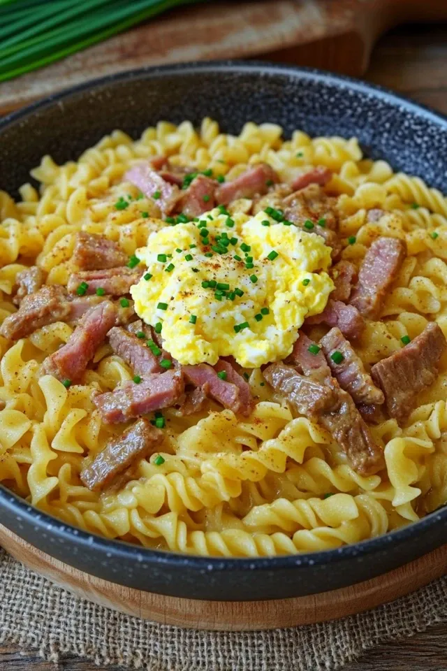 Beef Noodles mit Ei – Ein herzhaftes Rezept