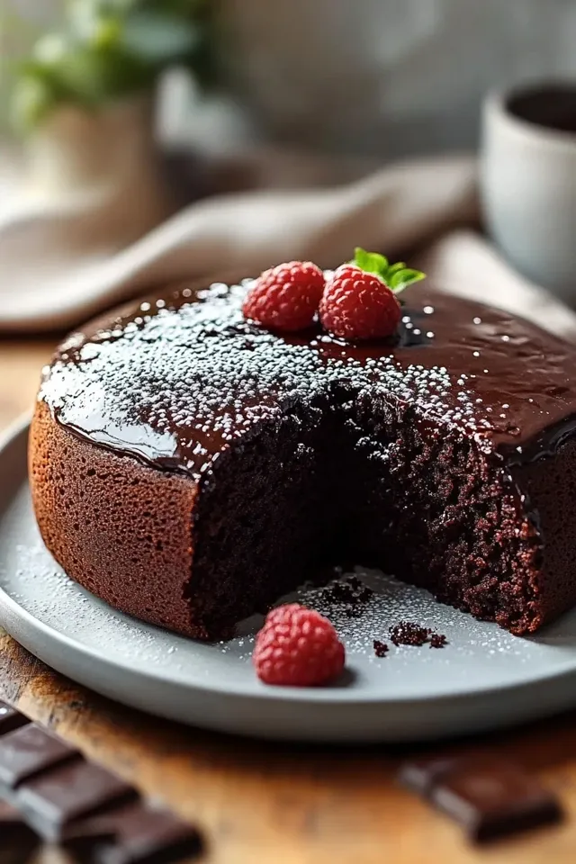 Schokoladiger Kuchen im Airfryer – Saftig und Einladend